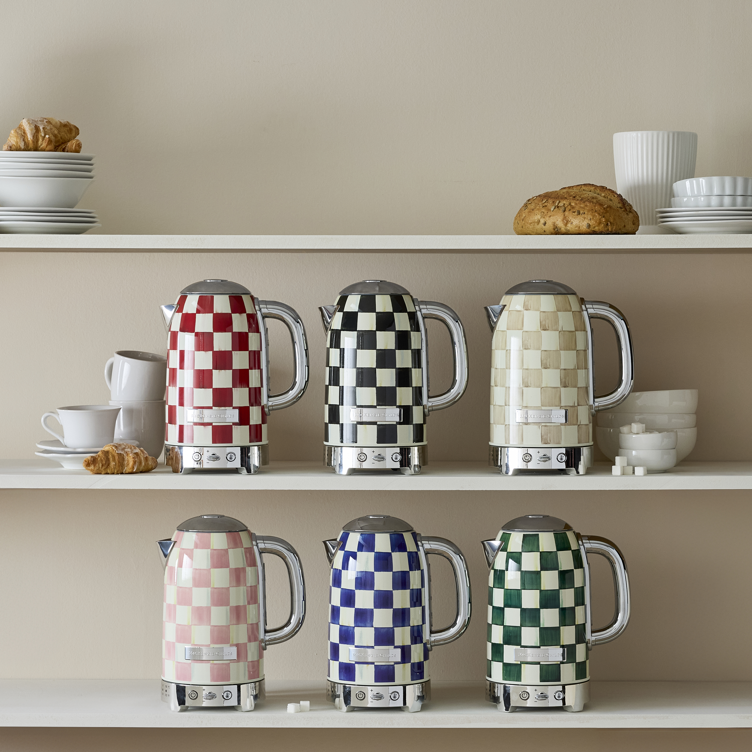 MacKenzie-Childs | Courtly Check Electric Kettle