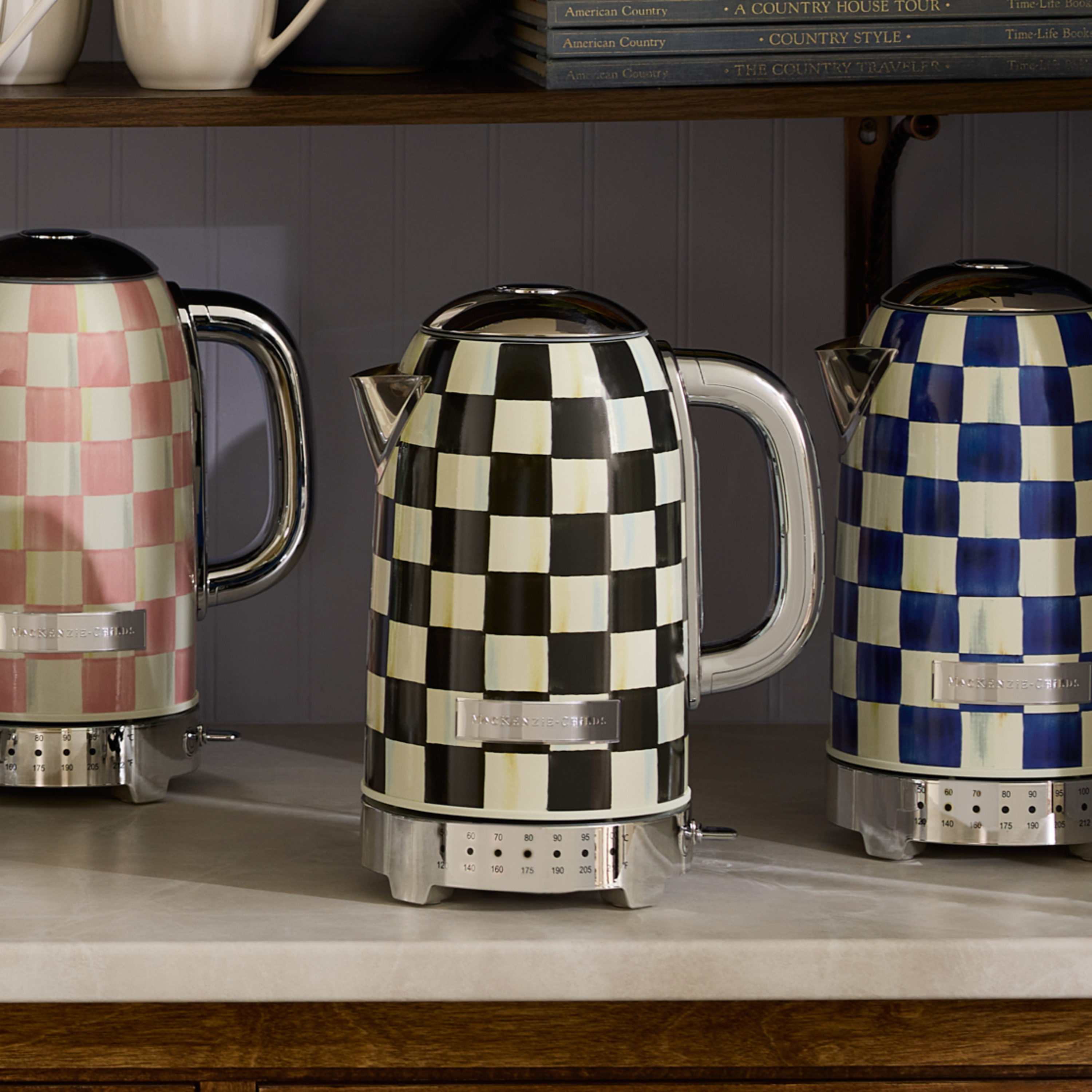 MacKenzie-Childs | Courtly Check Electric Kettle