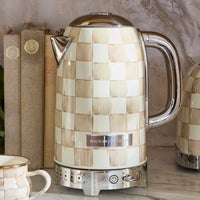 Mocha Check Electric Kettle