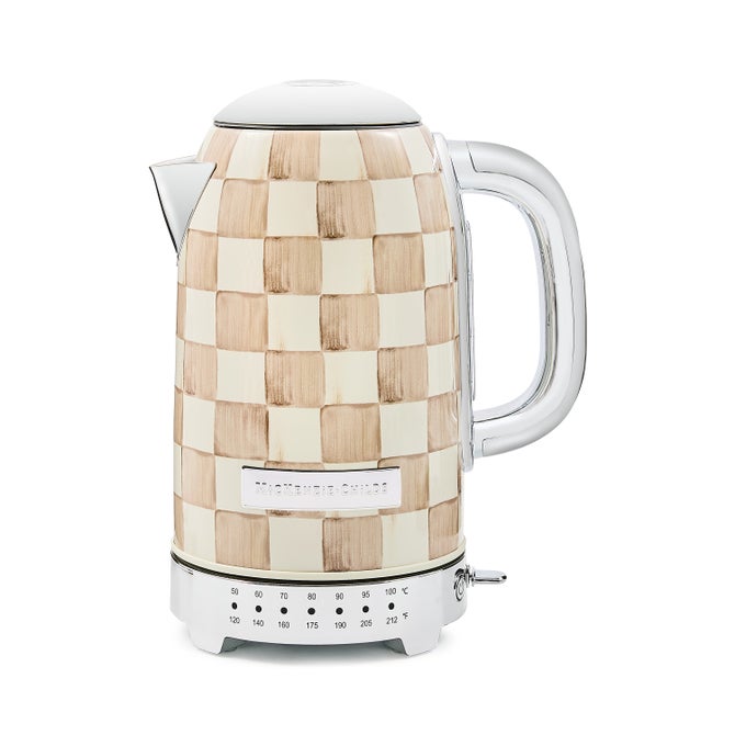 Mocha Check Electric Kettle image number 0