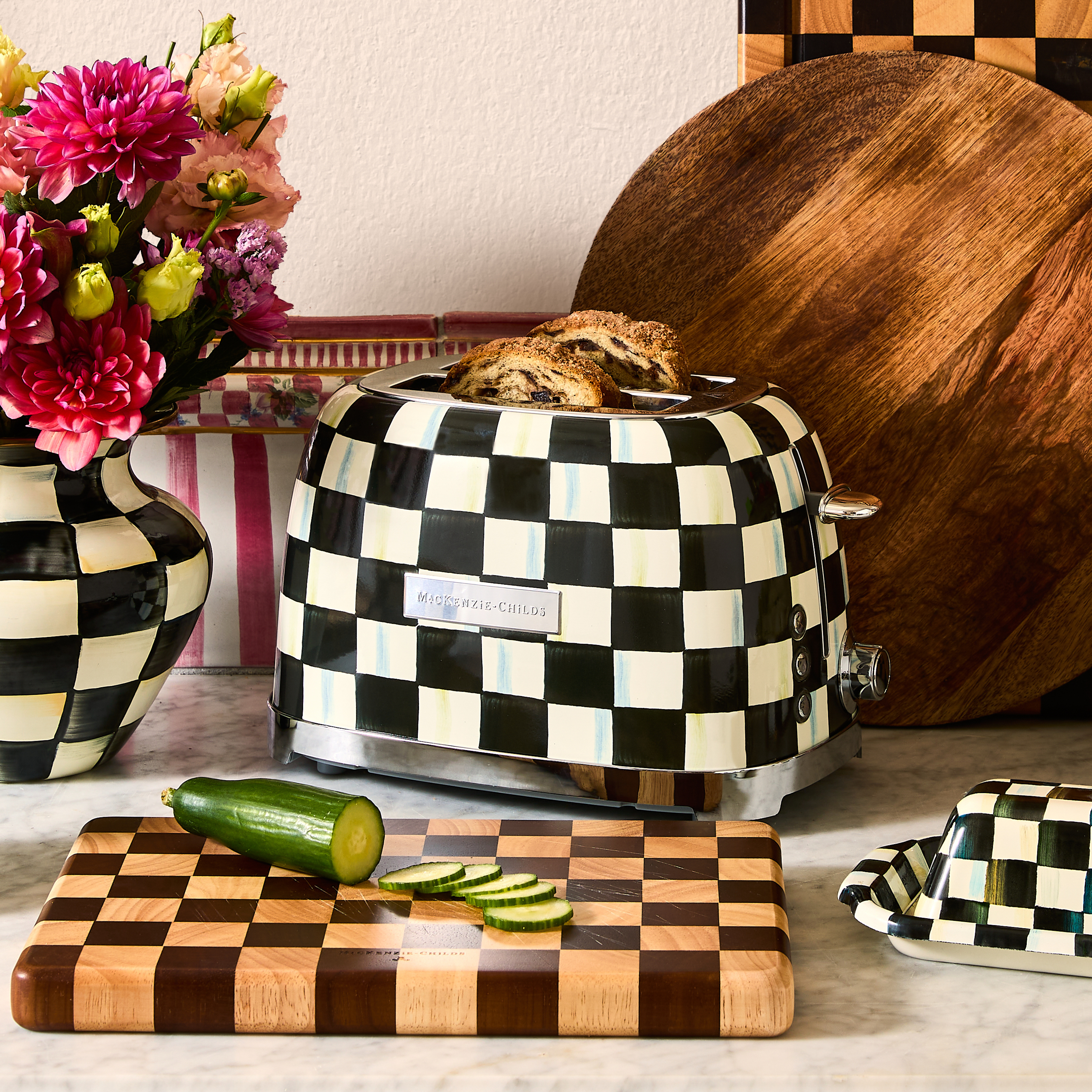 MacKenzie-Childs | Courtly Check 2-Slice Toaster