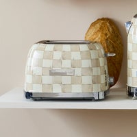 Mocha Check 2-Slice Toaster