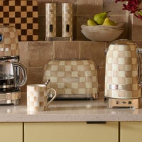 Mocha Check 2-Slice Toaster