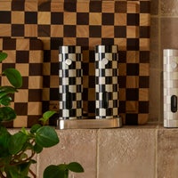 Courtly Check Electric Salt & Pepper Grinder Set