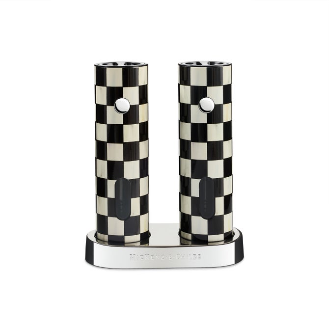 Courtly Check Electric Salt & Pepper Grinder Set image number 0
