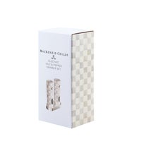 Sterling Check Electric Salt & Pepper Grinder Set