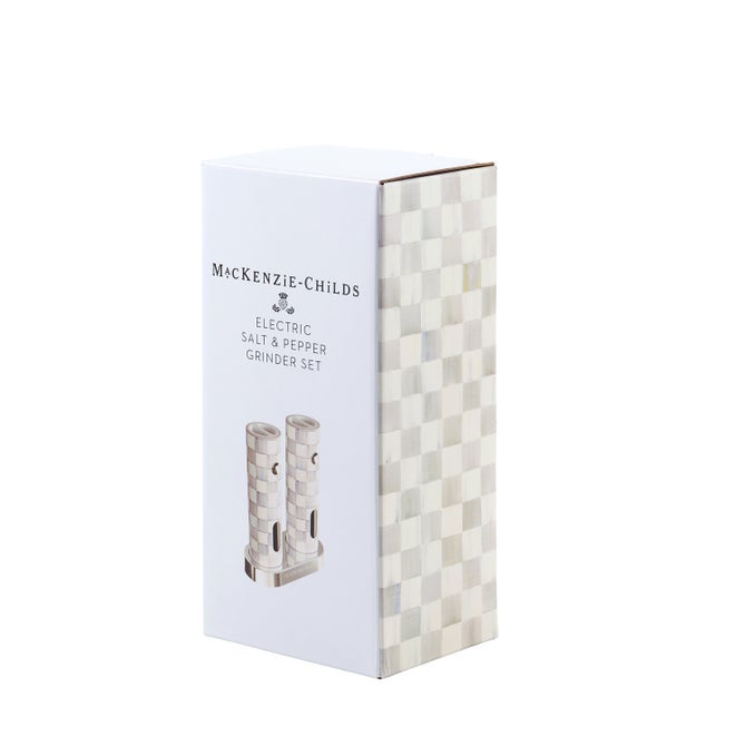 Sterling Check Electric Salt & Pepper Grinder Set image number 5