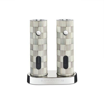 Sterling Check Electric Salt & Pepper Grinder Set