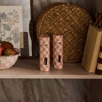 Rosy Check Electric Salt & Pepper Grinder Set