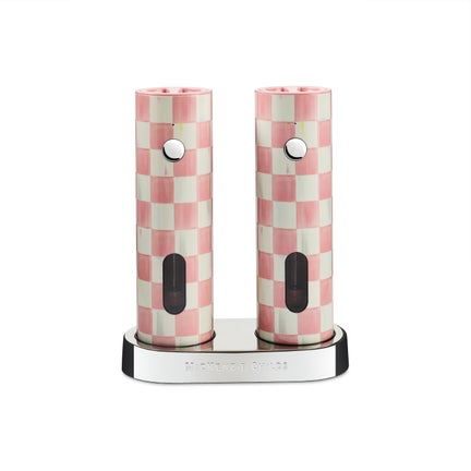 Rosy Check Electric Salt & Pepper Grinder Set