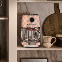 Rosy Check Drip Coffee Maker