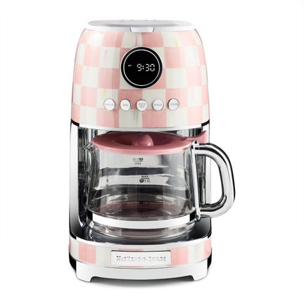 Rosy Check Drip Coffee Maker