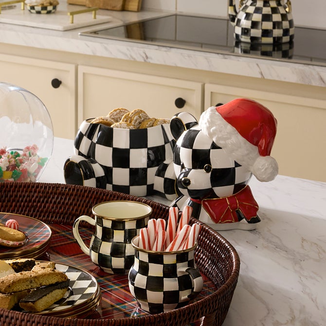 Courtly Santa Bear Cookie Jar image number 3