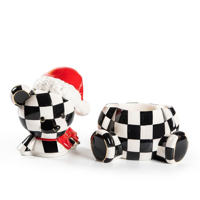 Courtly Santa Bear Cookie Jar image number 2