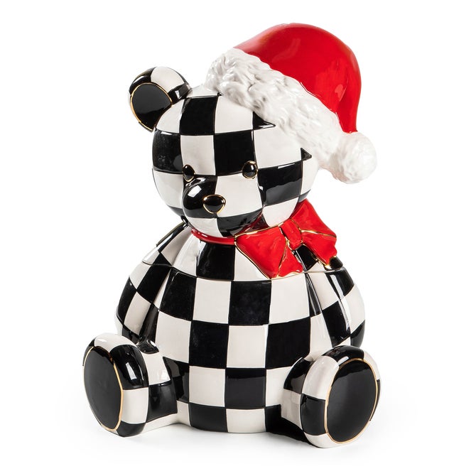 Courtly Santa Bear Cookie Jar image number 0