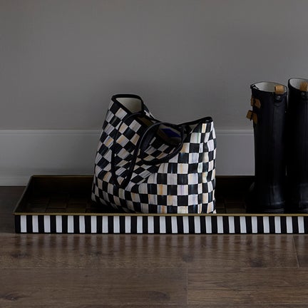 Courtly Check Marche Medium Tote