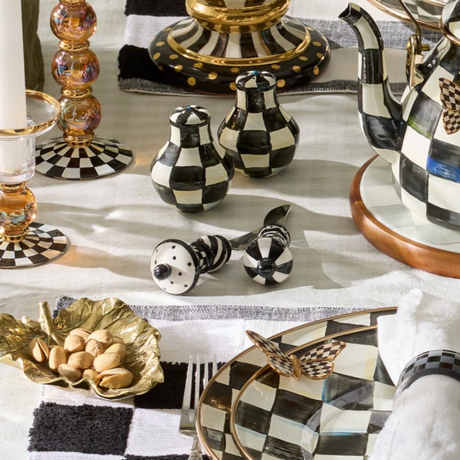 Courtly Check Party Spreaders, Set of 4 image number 2