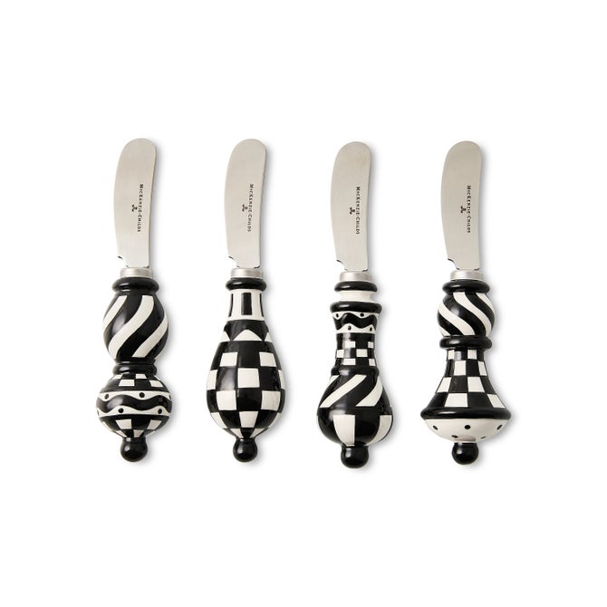 Courtly Check Party Spreaders, Set of 4 image number 0