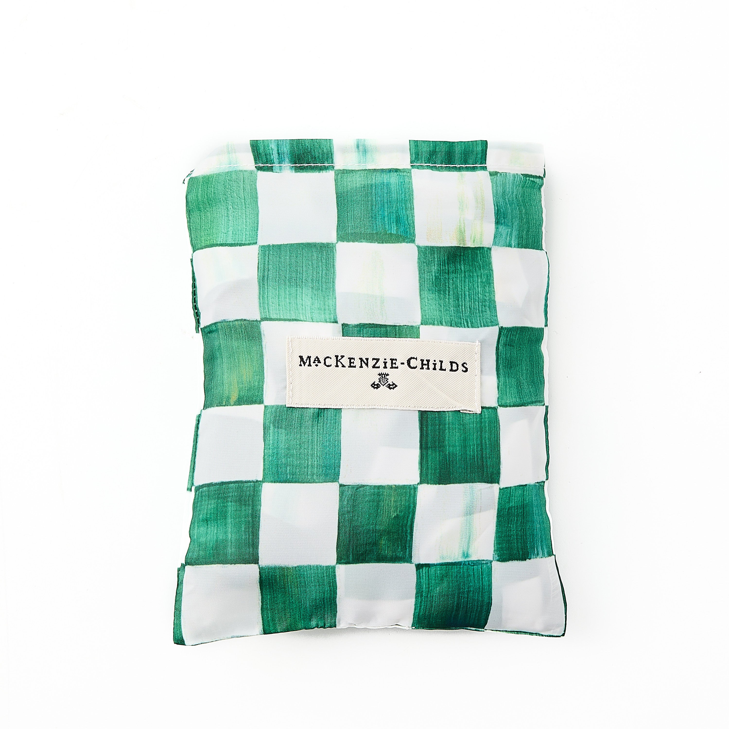 MacKenzie-Childs | Emerald Check To Go Tote