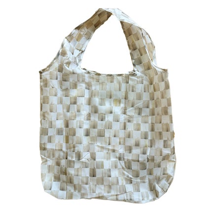 Mocha Check To Go Tote