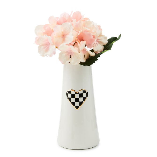 Courtly Check Tall Heart Vase image number 2