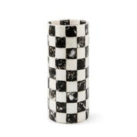 Courtly Check Capiz Vase