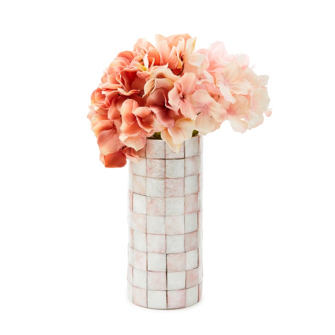 Rosy Check Capiz Small Vase image number 2