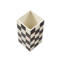 Courtly Check Small Pillar Vase