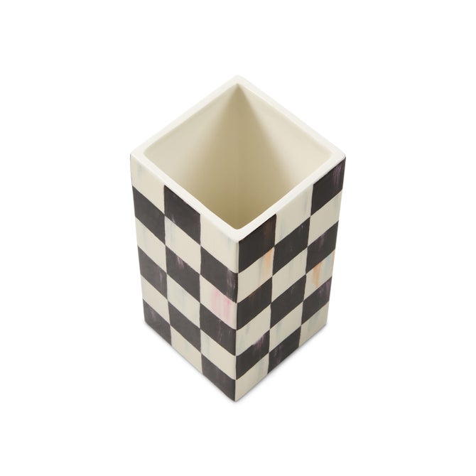 Courtly Check Small Pillar Vase image number 2