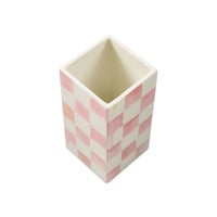 Rosy Check Small Pillar Vase