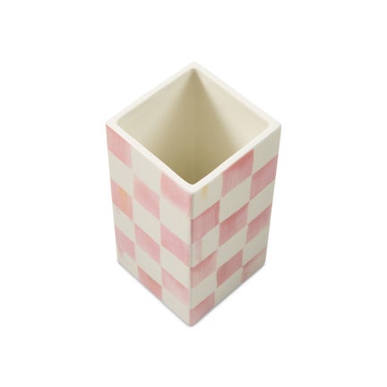 Rosy Check Small Pillar Vase