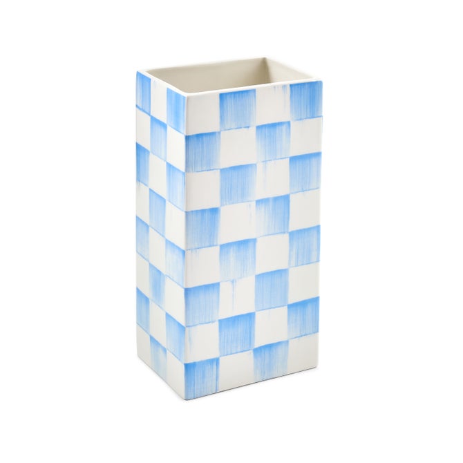 Sky Check Pillar Vase image number 2