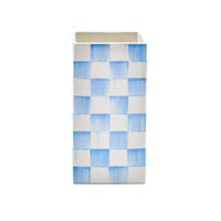 Sky Check Pillar Vase