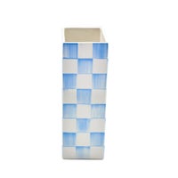 Sky Check Pillar Vase