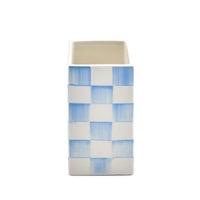 Sky Check Small Pillar Vase