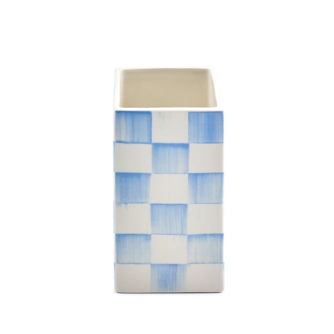Sky Check Small Pillar Vase image number 0