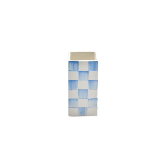 Sky Check Glass Vase image number 4