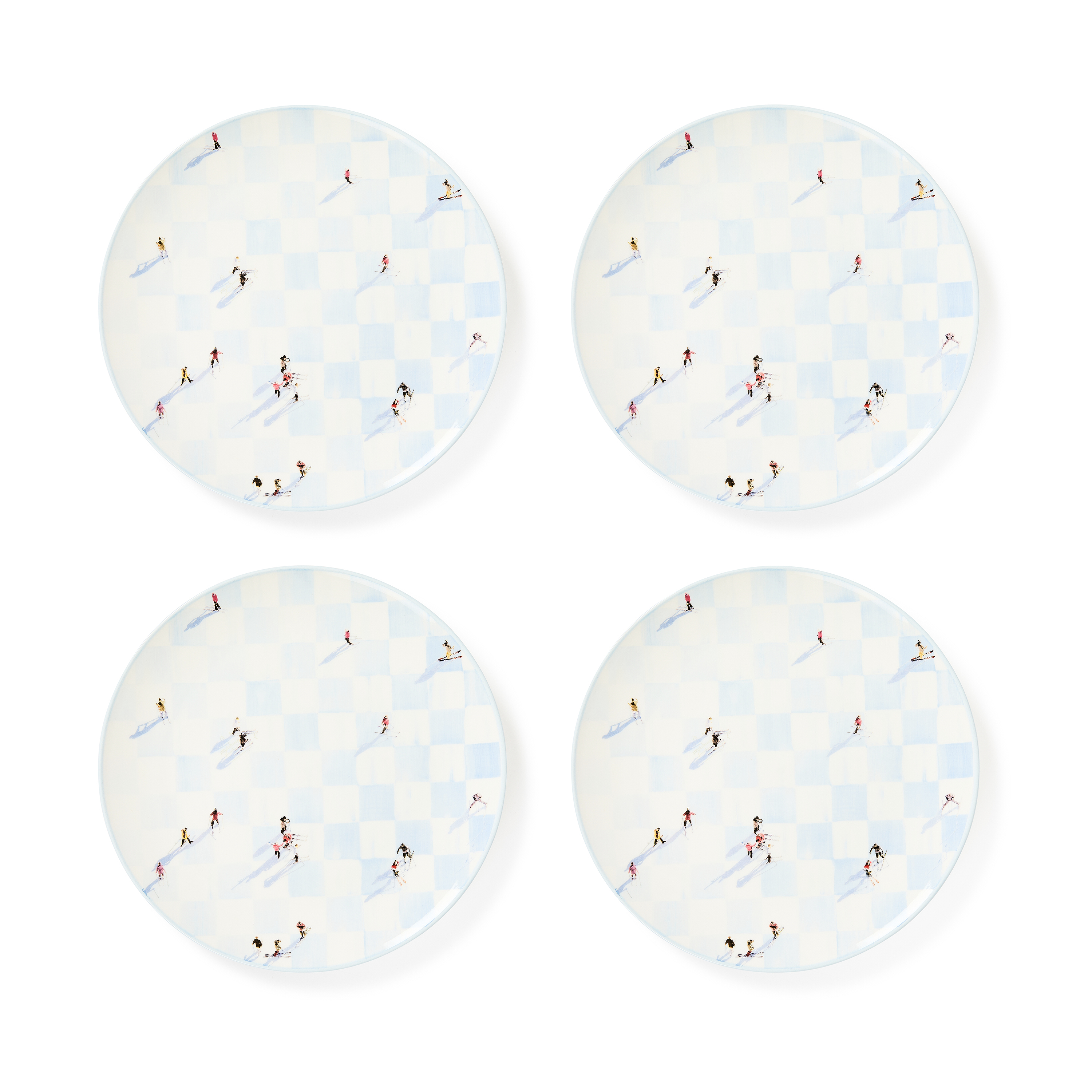 Holiday Dinner Plates Set of 4
