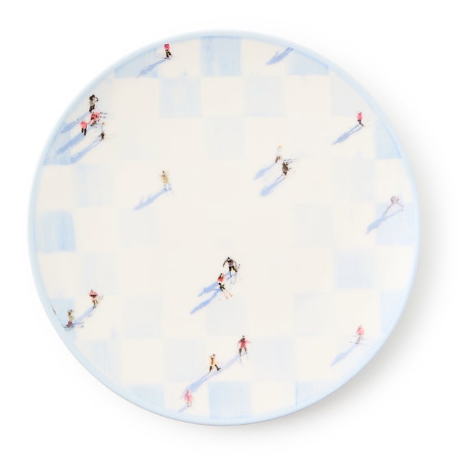 Gray Malin Ski Holiday Salad Plates, Set of 4 image number 0