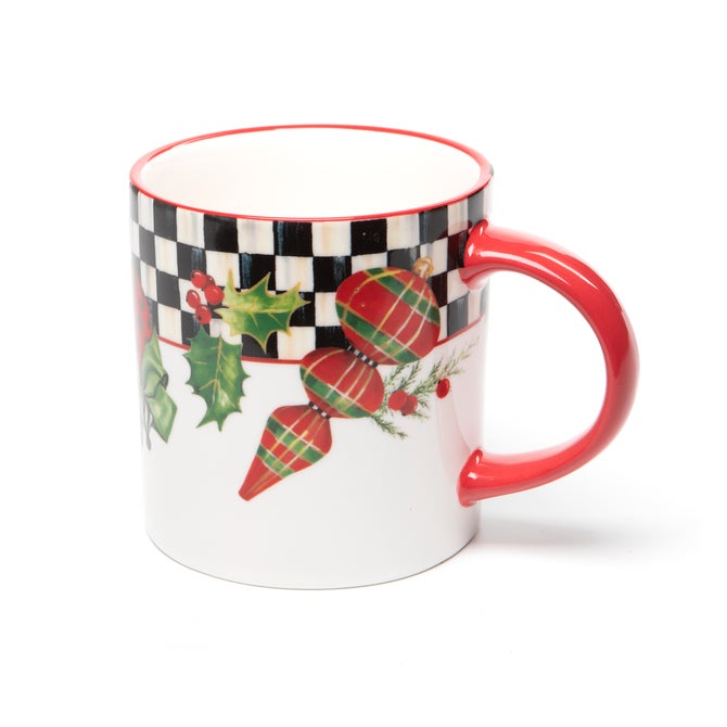 Deck the Halls Mugs, Set of 4 image number 0