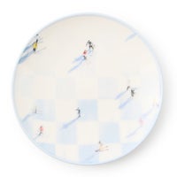 Gray Malin Ski Holiday Appetizer Plates, Set of 4