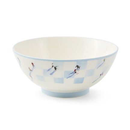 Gray Malin Ski Holiday Serving Bowl