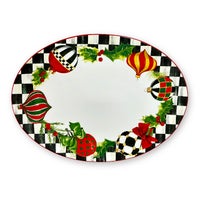 Deck the Halls Serving Platter