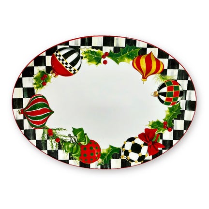 Deck the Halls Serving Platter