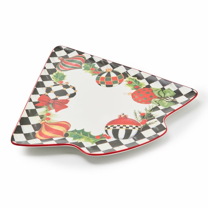 Deck the Halls Tree Serving Platter image number 2