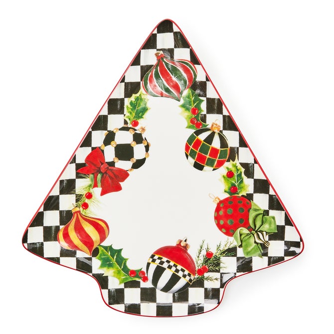 Deck the Halls Tree Serving Platter image number 0