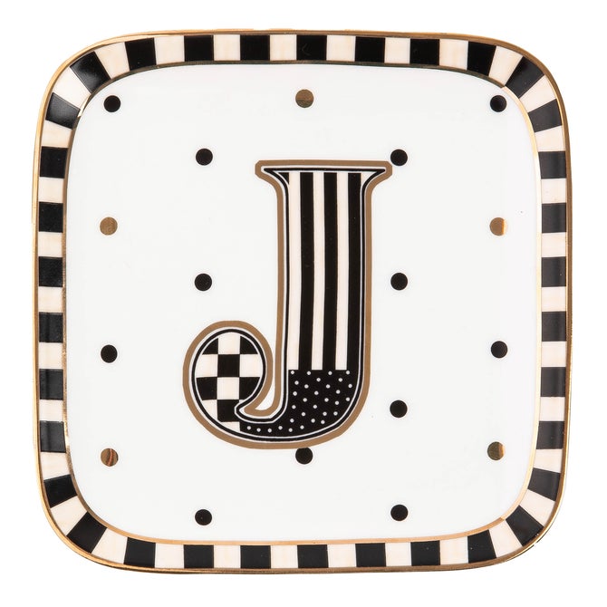Monogram Dish - J image number 0