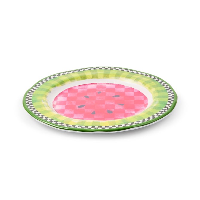 Watermelon Melamine Salad Plates, Set of 4 image number 2