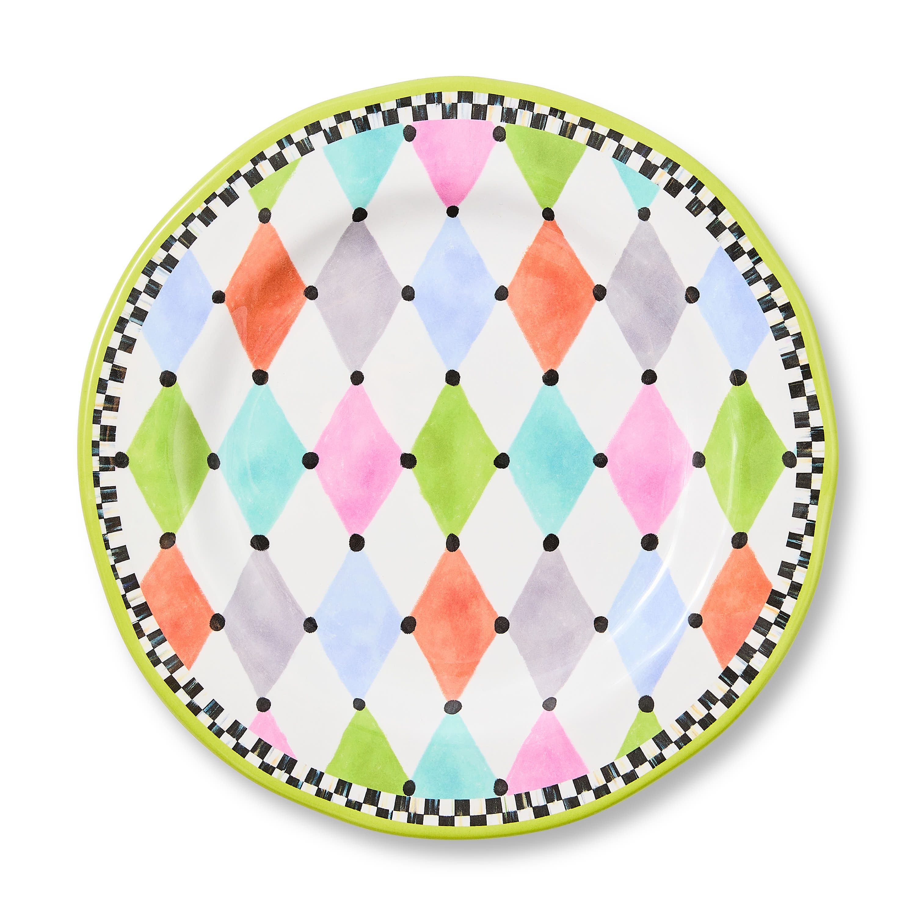 MacKenzie-Childs | Palm Springs Melamine Salad Plates, Set of 4
