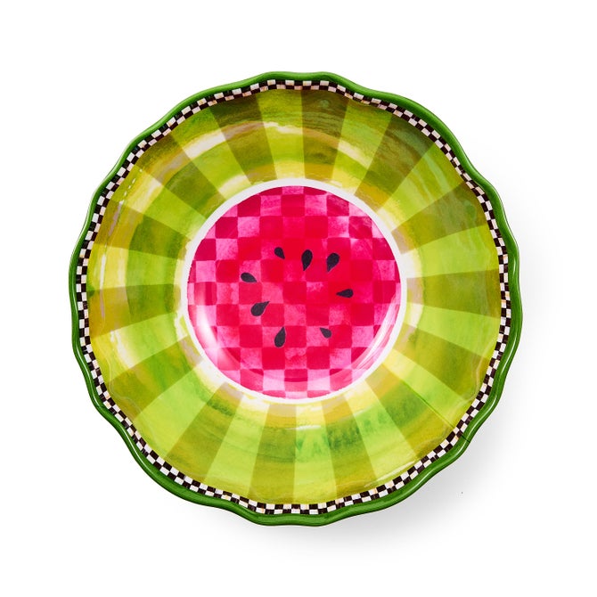 Watermelon Melamine Serving Bowl image number 2